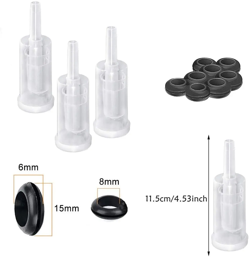 Airlock Set with Silicone Grommets