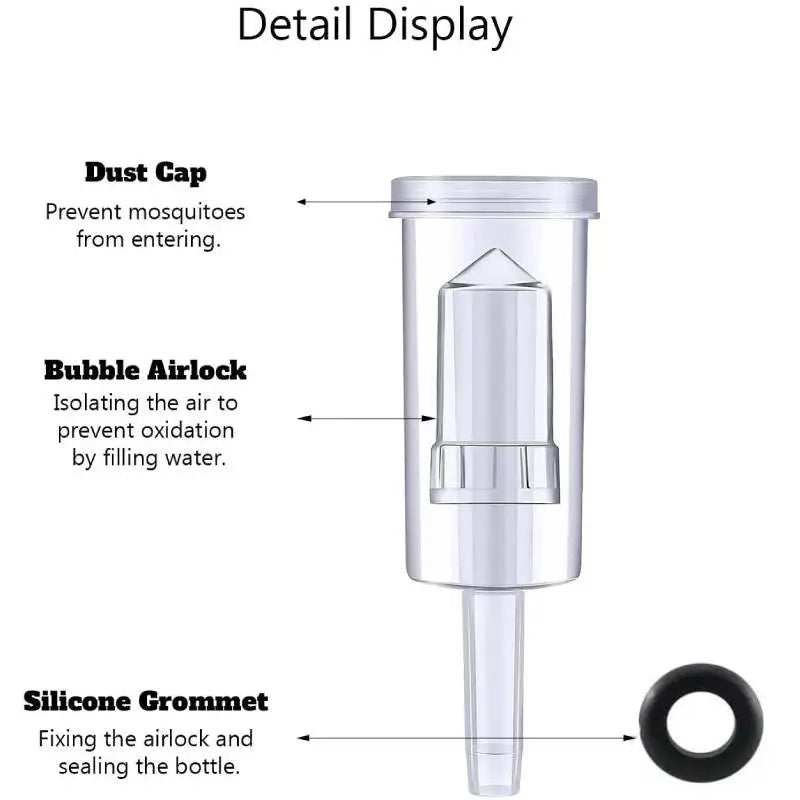 Airlock Set with Silicone Grommets